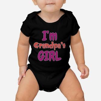 Im Grandpas Girl Grandmother Grandma Boy N Girl Clothes Baby Onesie | Crazezy DE