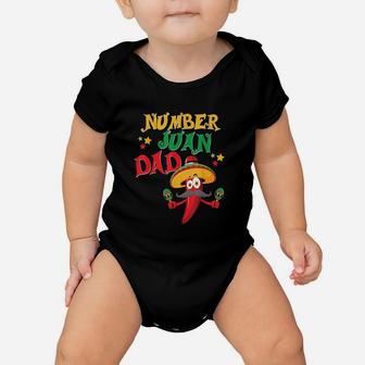 Juan Dad Funny Spanish Mexican Latino Cuban Fathers Day Gift Baby Onesie | Crazezy AU