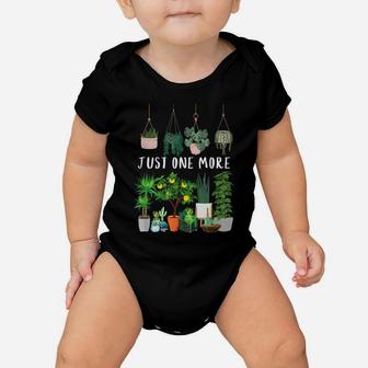 Just One More Plant Lady Mom Indoor Flower Floral Baby Onesie | Crazezy