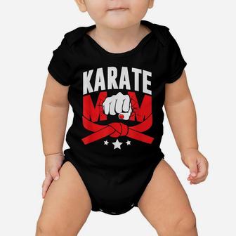 Karate Mom Mother Mothersday Gift For Men Women Kids Baby Onesie | Crazezy DE