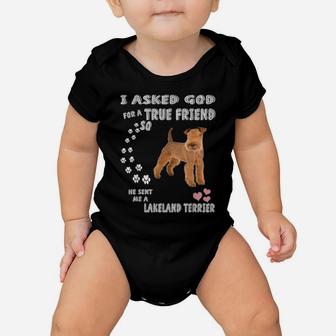 Lakies Dogs Quote Mom Dog Dad Costume, Cute Lakeland Terrier Baby Onesie | Crazezy