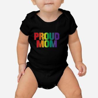 Lgbt Pride Awareness Month Proud Mom Baby Onesie | Crazezy AU