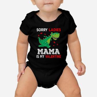 Mama Is My Valentine Baby Onesie - Monsterry AU