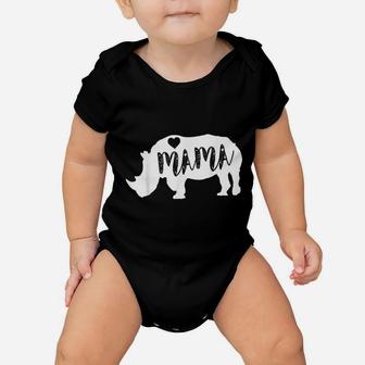 Mama Rhino Rhinoceros Baby Onesie | Crazezy AU