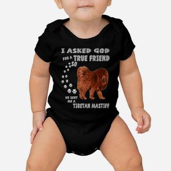 Mastiff Lion Dog Quote Mom, Mastiff Dad Art, Tibetan Mastiff Baby Onesie | Crazezy