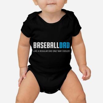 Mens Baseball Dad Shirt, Funny Cute Father's Day Gift Baby Onesie | Crazezy