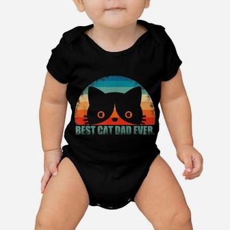 Mens Best Cat Dad Shirt Father's Day Gift From Wife Son Daughter Baby Onesie | Crazezy DE