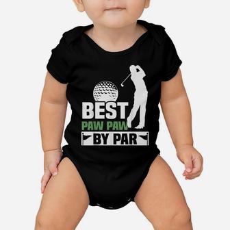 Mens Best Paw Paw By Par Golf Grandpa Mens Fathers Day Gift Baby Onesie | Crazezy AU