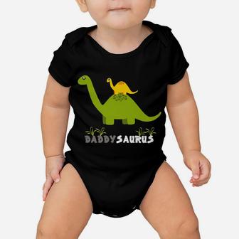 Mens Daddysaurus Shirt Funny Father Dinosaur Baby Onesie | Crazezy