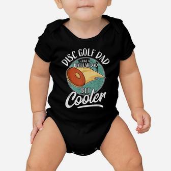 Mens Funny Disc Golf Player Saying Father Daddy I Disc Golf Dad Baby Onesie | Crazezy