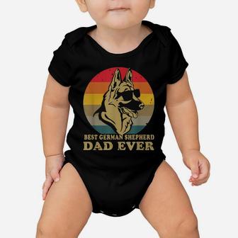 Mens Funny Dog Holders Apparel Best German Shepherd Dad Ever Baby Onesie | Crazezy