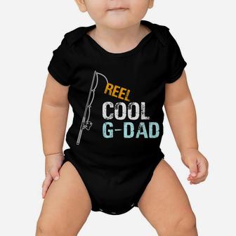 Mens Gift From Granddaughter Grandson Reel Cool G-Dad Baby Onesie | Crazezy CA
