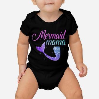 Mermaid Mom Mother's Day Tshirt Mermom Bridesmaid Party Gift Baby Onesie | Crazezy