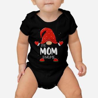 Mom Gnome Matching Family Group Christmas Pajama Baby Onesie | Crazezy