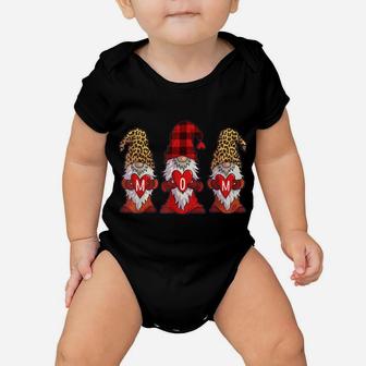 Mothers Day Shirt Gnomes Women Red Buffalo Plaid Leopard Baby Onesie | Crazezy CA