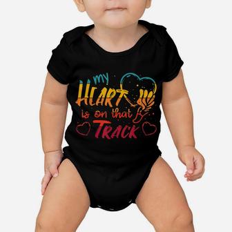 My Heart Is On That Field - Funny Soccer Mom Baby Onesie | Crazezy UK