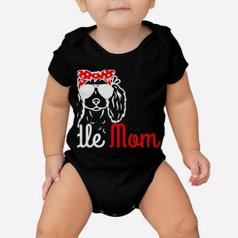 Poodle Mom Vintage Funny Cute Dog Poodle Mama Baby Onesie | Crazezy CA