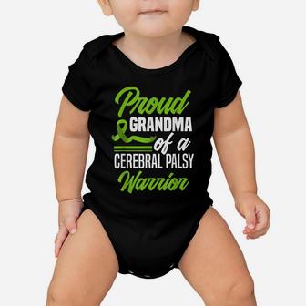 Proud Grandma Of A Cerebral Palsy Warrior Cerebral Palsy Baby Onesie | Crazezy