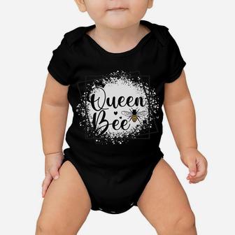 Queen Bee Sarcastic Funny Mother's Day Birthday Christmas Baby Onesie | Crazezy AU