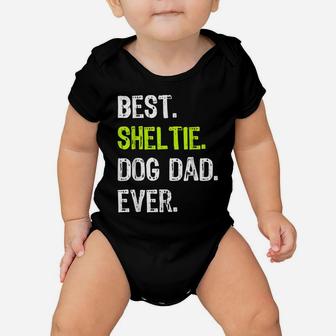 Sheltie Dog Dad Fathers Day Dog Lovers Baby Onesie | Crazezy CA