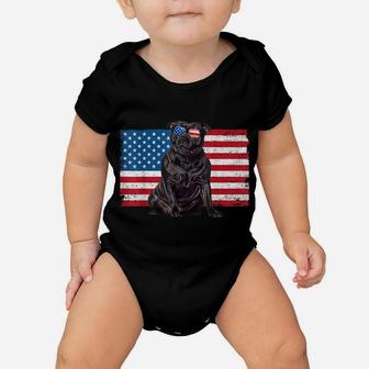 Staffordshire Bull Terrier Dog American Flag Staffie Mom Dad Baby Onesie | Crazezy UK
