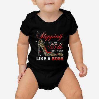 Stepping Into My 55Th Birthday Like A Boss Since 1965 Mother Baby Onesie | Crazezy