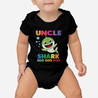 Uncle Shark Doo Doo Mommy Auntie Daddy Baby Baby Onesie | Crazezy