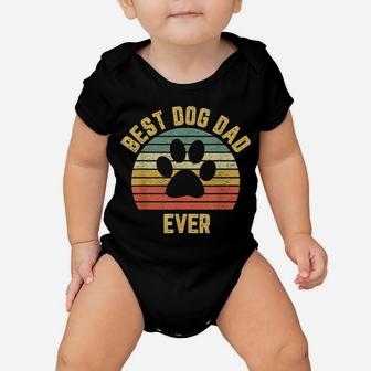 Vintage Dog Dad Shirt Cool Father's Day Gift Retro T Shirt Baby Onesie | Crazezy