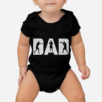 Vintage Retro Boxing Dad Gift Tshirt- Father's Day Shirts Baby Onesie | Crazezy