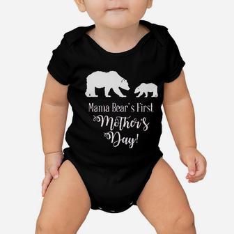 We Matchmama Bears First Mothers Day Baby Onesie | Crazezy