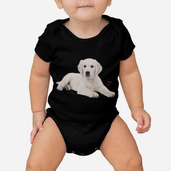 White Labrador Retriever Shirt Yellow Love Lab Mom Dog Dad Baby Onesie | Crazezy