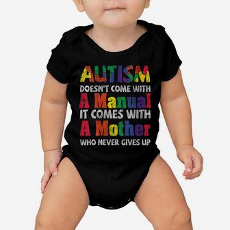 Womens Autism Awareness Proud Mom Mother Autistic Kids Awareness Baby Onesie | Crazezy AU