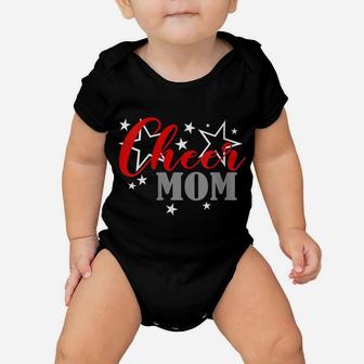 Womens Cheerleader Proud Cheer Mom Pride Sports Supporter Baby Onesie | Crazezy CA
