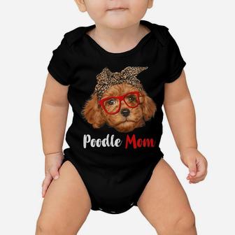 Womens Funny Poodle Mom Gift For Dog Lovers - Mother's Day Gift Baby Onesie | Crazezy AU