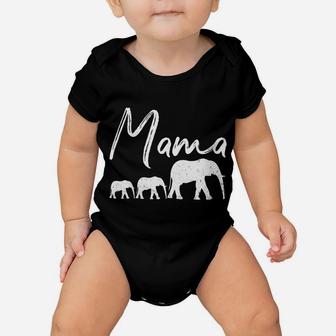 Womens Mama Elephant Cute Mother's Day Gift Mom Womens Mommy Baby Onesie | Crazezy