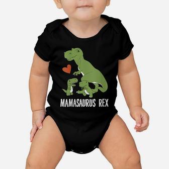 Womens Mamasaurus Rex Dinosaur Lover Mother's Day Gift Baby Onesie | Crazezy