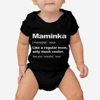 Womens Maminka Definition Czech Mom Shirt Funny Mothers Day Gift Baby Onesie | Crazezy