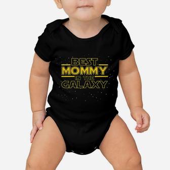 Womens Mommy Shirt Gift From Kid, Best Mommy Galaxy Gift For Mommy Baby Onesie | Crazezy