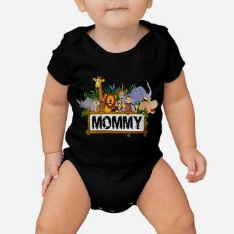 Womens Mommy Zoo Birthday Shirt Family Costume Party Theme Baby Onesie | Crazezy AU