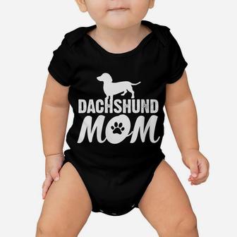Womens Mother's Day Tshirts Cool Proud Dachshund Mom Clothing Baby Onesie | Crazezy