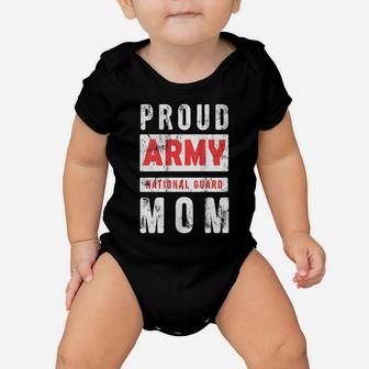 Womens National Guard Mom Shirt Proud Army National Guard Mom Gift Baby Onesie | Crazezy AU