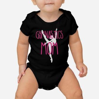 Womens Proud Gymnastics Mom Gymnastics Shirt Gift For Gymnast Mom Baby Onesie | Crazezy