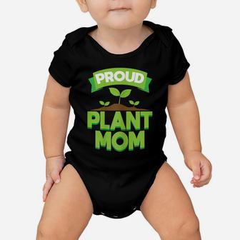 Womens Proud Plant Mom | Plants Flowers Tee Gift Idea Baby Onesie | Crazezy AU