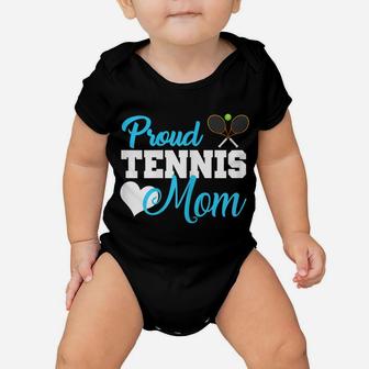 Womens Proud Tennis Mom S Tennis Players Fans Mom Gift Baby Onesie | Crazezy DE