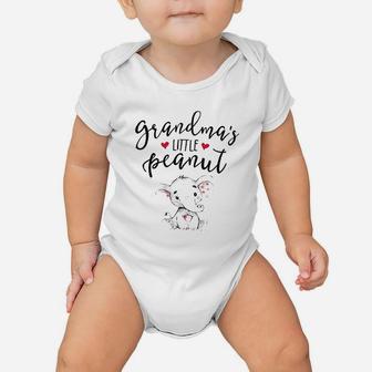 Baby Girls Boys Grandmas Little Peanut Baby Onesie | Crazezy AU