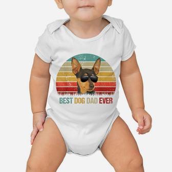 Best Dog Dad Ever Chihuahua Tshirt Fathers Day Baby Onesie | Crazezy