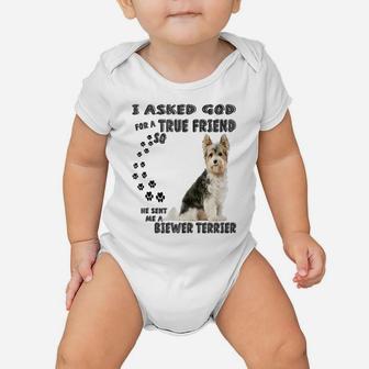 Biewer Yorkshire Terrier Quote Mom Dad Art, Cute Beaver Dog Baby Onesie | Crazezy DE