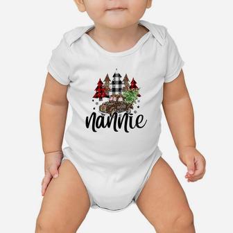 Blessed Nannie Christmas Truck - Grandma Gift Sweatshirt Baby Onesie | Crazezy CA