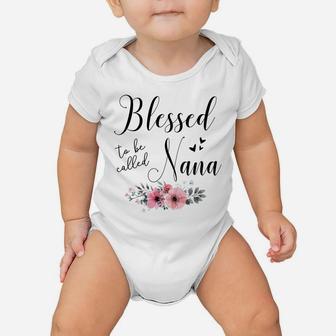 Blessed To Be Called Nana Mother's Day Gift Grandma Women Sweatshirt Baby Onesie | Crazezy