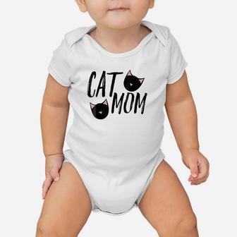Cat Mom Mother Of Cats For Mothers Day Baby Onesie | Crazezy AU